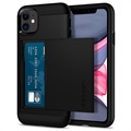 Cover Spigen Slim Armor CS per iPhone 11 - Nera