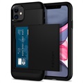 Cover Spigen Slim Armor CS per iPhone 11 - Nera