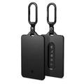 Portachiavi e tessera Spigen TO243 Tesla - Fibra di carbonio - Nero