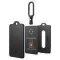 Portachiavi e tessera Spigen TO243 Tesla - Fibra di carbonio - Nero