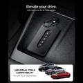 Portachiavi e tessera Spigen TO243 Tesla - Fibra di carbonio - Nero