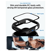 Custodia Spigen Thin Fit 360 con protezione per lo schermo per Apple Watch 10/11 - 46mm - Nera