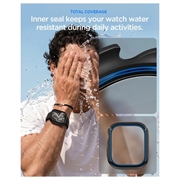 Custodia Spigen Thin Fit 360 con protezione per lo schermo per Apple Watch 10/11 - 46mm - Nera