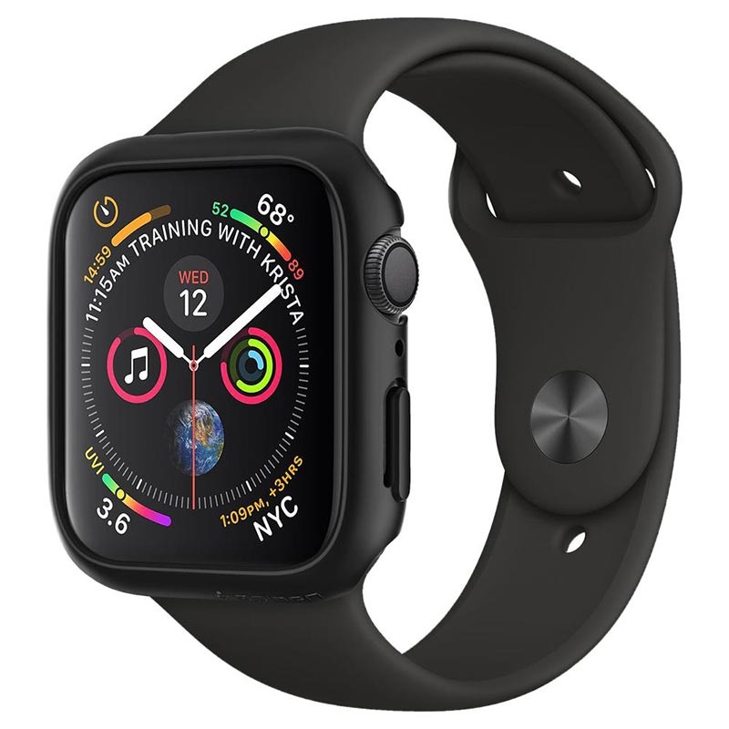 Custodia Spigen Thin Fit per Apple Watch Series SE/6/5/4 - 40mm - Nero