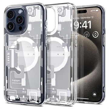 Custodia Spigen Ultra Hybrid Mag per iPhone 15 Pro - Bianca / Zero One