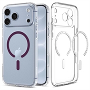 Custodia Spigen Ultra Hybrid MagSafe per iPhone 17 Pro Max/18 Pro Max - Borgogna / Trasparente