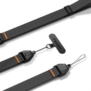 Cinturino da polso regolabile universale Spigen con adattatore per telefono – 23cm - Nero