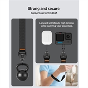 Cinturino da polso regolabile universale Spigen con adattatore per telefono – 23cm - Nero