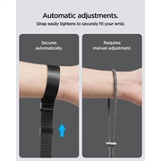 Cinturino da polso regolabile universale Spigen con adattatore per telefono – 23cm - Nero