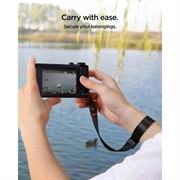 Cinturino da polso regolabile universale Spigen con adattatore per telefono – 23cm - Nero