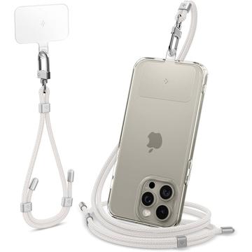 Set di cinturini universali Spigen - Combinazione di cinturini da polso e da crossbody - Bianco perla