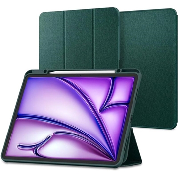 Custodia Smart Folio Spigen Urban Fit per iPad Air 11 2024/2025/iPad Air 2020/2022 - Verde Scuro