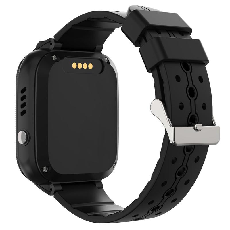 Smartwatch 4G Per Bambini Con Videochiamate, GPS E SOS – IP68, Modalità Scuola, Torcia, Regalo Per Ragazzi E Ragazze (Nero)