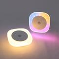Luce notturna LED quadrata magnetica con sensore di movimento