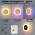 Luce notturna LED quadrata magnetica con sensore di movimento