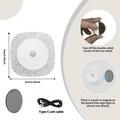 Luce notturna LED quadrata magnetica con sensore di movimento