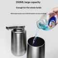 Distributore automatico di sapone in acciaio inossidabile da 350ml - Grigio