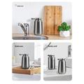Distributore automatico di sapone in acciaio inossidabile da 350ml - Grigio