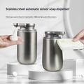 Distributore automatico di sapone in acciaio inossidabile da 350ml - Grigio