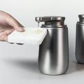 Distributore automatico di sapone in acciaio inossidabile da 350ml - Grigio
