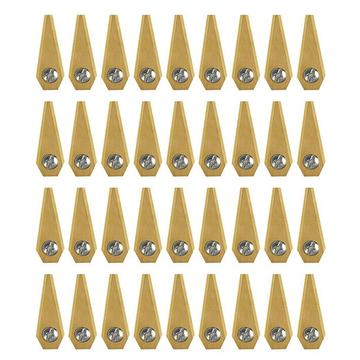 Lame in acciaio inox per tosaerba robotico Bosch Indego - 36 pezzi.