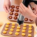 Set di pistole spara-biscotti in acciaio inox - 8 ugelli e 13 dischi