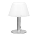 Lampada da tavolo a LED solare in acciaio inox - 10 LED, 2 modalità