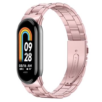 Cinturino in acciaio inossidabile Xiaomi Smart Band 8 - Rosa