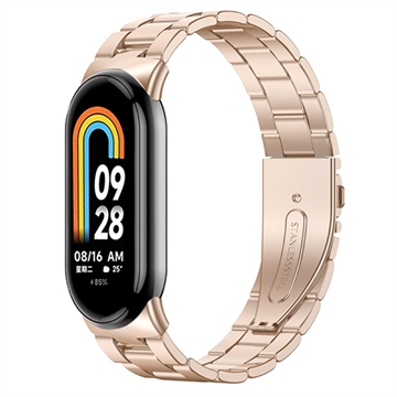 Cinturino in acciaio inossidabile Xiaomi Smart Band 8 - Rosa Oro