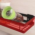 Portaspezie da parete in acciaio inox - 35 cm - nero