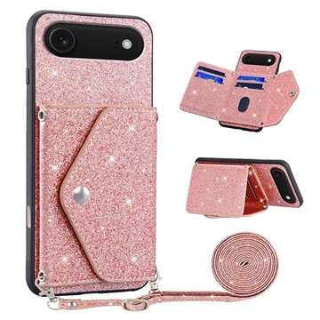 Custodia con Portacarte Stardust per iPhone Air - Rosa