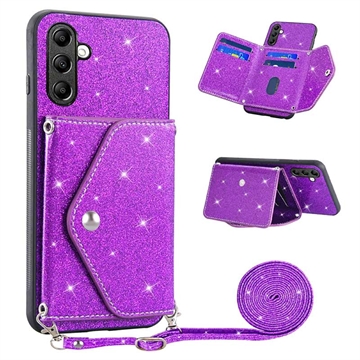 Custodia con Portacarte Stardust per Samsung Galaxy A14 - Viola