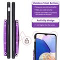 Custodia con Portacarte Stardust per Samsung Galaxy S25/S24 - Viola