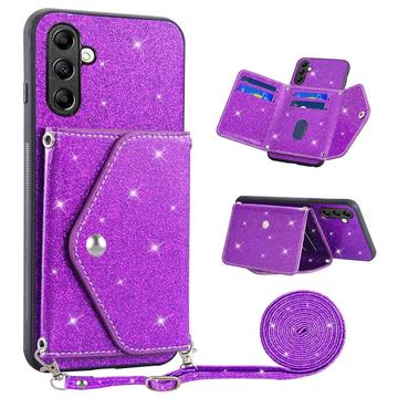Custodia con Portacarte Stardust per Samsung Galaxy S25 FE - Viola