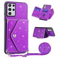 Custodia con Portacarte Stardust per Samsung Galaxy S25 Ultra