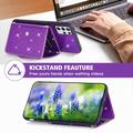 Custodia con Portacarte Stardust per Samsung Galaxy S25 Ultra - Viola