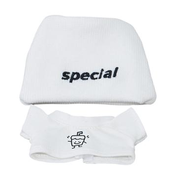 Vestiti street style per bambola Labubu 17cm - 2 pezzi. - Bianco