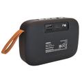 Altoparlante Bluetooth portatile Streetz S101 3W con radio FM - Nero