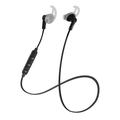 Auricolari wireless sportivi Streetz Stay-in-Ear con microfono - Nero