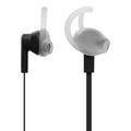 Auricolari wireless sportivi Streetz Stay-in-Ear con microfono - Nero