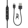 Auricolari wireless sportivi Streetz Stay-in-Ear con microfono - Nero