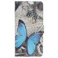 Custodia a Portafoglio Style Series per Samsung Galaxy A20e - Farfalla Blu