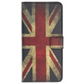 Custodia a Portafoglio Style Series per Samsung Galaxy A20e - Motivo Bandiera Britannica