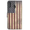 Custodia a Portafoglio Style Series per Samsung Galaxy A20e - Bandiera Americana Vintage