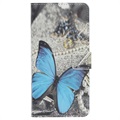 Custodia a Portafoglio Style Series per iPhone 11 Pro - Farfalla Blu