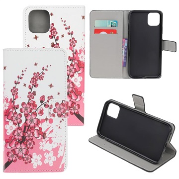 Custodia a Portafoglio Style Series per iPhone 11 - Fiori Rosa