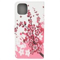 Custodia a Portafoglio Style Series per iPhone 11 - Fiori Rosa