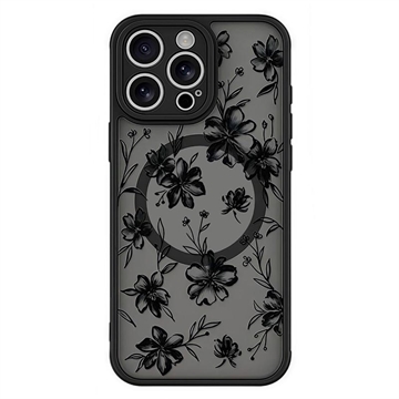 Custodia magnetica protettiva elegante per iPhone 15 Pro Max - Fiocchi neri