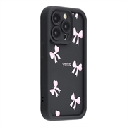 Custodia antiurto in TPU per iPhone 15 Pro Max con bordi rialzati - Nera / Arco