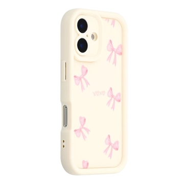 Custodia elegante in TPU antiurto per iPhone 16 con bordi rialzati